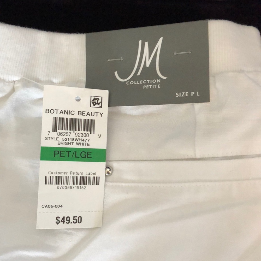 White Linen Pant
